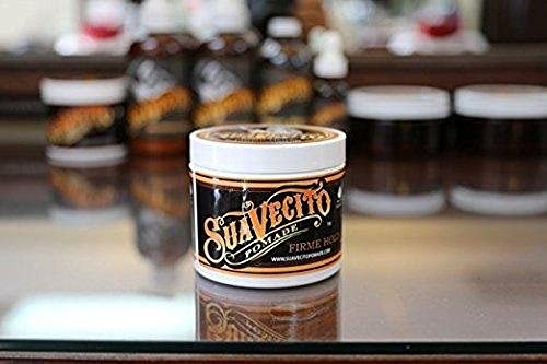 Suavecito 4oz Strong Hold Pomade (1 Pack) - Medium Shine, Flake-Free, Water-Based Hair Gel - Easy to Wash Out, All-Day Hold For All Hair Styles