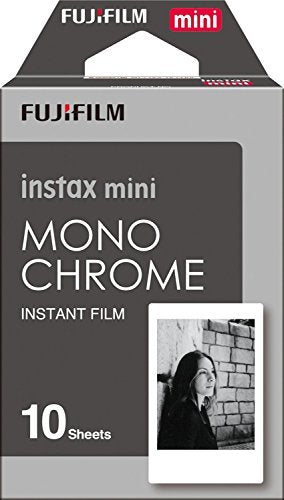 Fujifilm Instax Mono Chrome 4-Pack Instant Film Bundle (