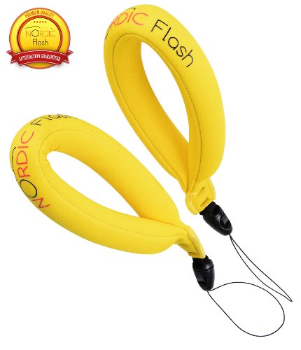 Nordic Flash Waterproof Camera Float (Pack of 2) - Bright Yellow