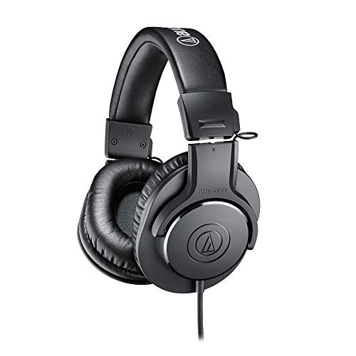 Audio-Technica ATH-M20X Professional Studio Monitor Headphones (Black)