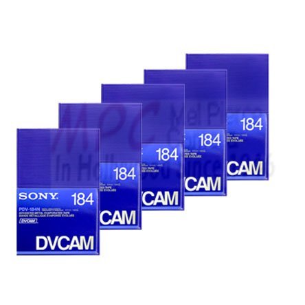 Sony PDV-184N DVCAM 184-Minute Tapes (5-Pack)