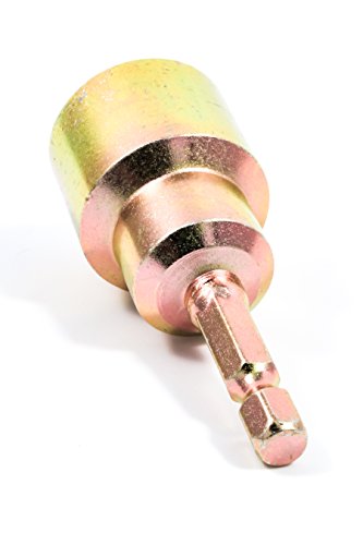 Camco RV Leveling Jack Socket Adapter with 1/4" Quick Connect Shank (48865), Fits 3/4" Hex Drive Jacks