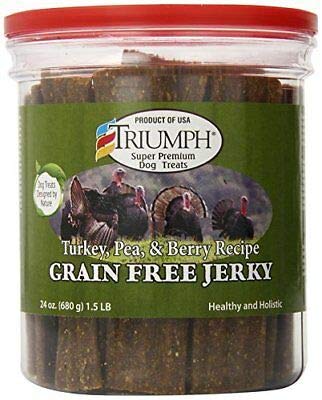 Triumph Dog Grain-Free Jerky with Turkey, Pea & Berry (24-oz.)