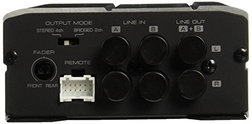 Kenwood Kac-M1824BT Compact 4-Channel Automotive/Marine Amplifier (180W RMS, 400W PMPO, Class D)