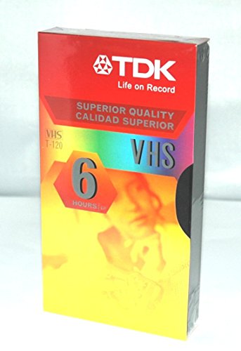 TDK T-120 6-Hour VHS Cassette