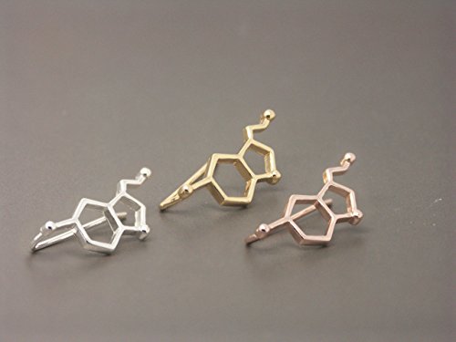 Send Within 24 Hours! Serotonin Chemistry Science Earrings (SC-E01)