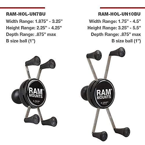 RAM Mounts X-Grip Universal Phone Holder with Ball Joint (Model RAM-HOL-UN1-400B)