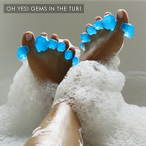 YogaToes GEMS Gel Toe Stretcher & Separator - Combat Bunions, Hammer Toes & More! (01GEM)