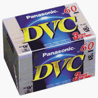 Panasonic AY-DVM60EJ3P 60-Minute Mini Digital Videocassette 3-Pack
