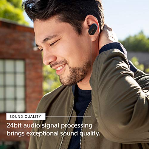 Sony WF-1000XM3 Noise Cancelling Wireless Earbuds with Alexa and Mic [Black]