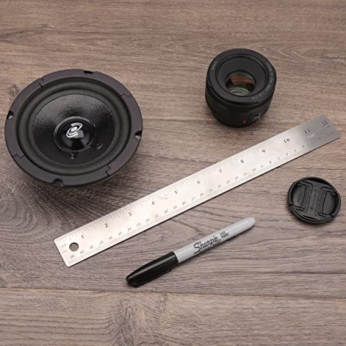 Pyle PDMR5 5" 200W Peak High Performance Mid-Range Car Speaker with 15 Oz Magnet, 8 Ohm, 92 dB and Paper Coating Cone (450 Hz - 7 kHz Frequency Response)