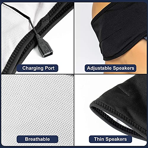 Lavince Sleep Headphones Wireless Sports Headband with Ultra-Thin HD Stereo Speakers [Bluetooth, Perfect for Workout, Jogging, Yoga, Insomnia, Side Sleepers, Air Travel, Meditation]