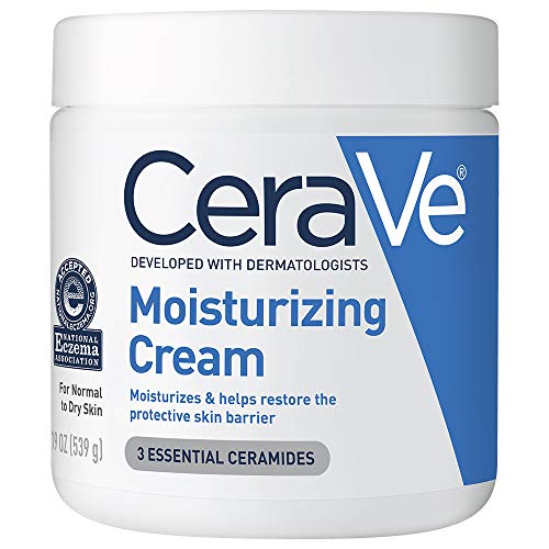 CeraVe Moisturizing Cream for Dry Skin (19 Oz) | Face and Body Moisturizer with Hyaluronic Acid and Ceramides