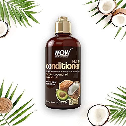 Wow Apple Cider Vinegar Shampoo & Hair Conditioner (Set of 2 x 16.9oz/500mL) for Gloss, Hydration & Shine - No Parabens/Sulfates - All Hair Types