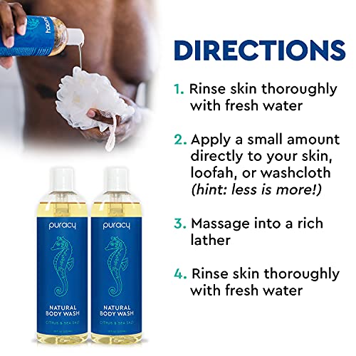 Puracy Natural Body Wash - 2 x 16 fl. oz. Pack