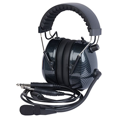 WICOM Carbon Fiber Aviation Headset
