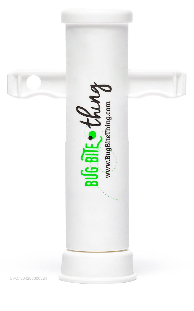 Bug Bite Thing Suction Tool [White/Single], Poison Remover for Bug Bites and Bee/Wasp Stings - Natural Insect Bite Relief, Chemical Free
