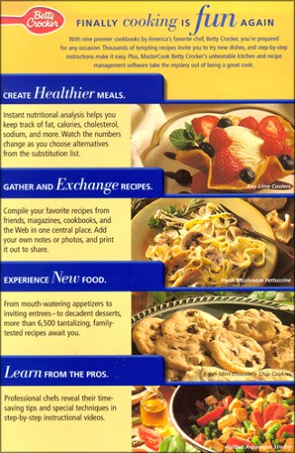 MasterCook Complete Suite with Betty Crocker's Recipes (Featuring Betty Crocker)