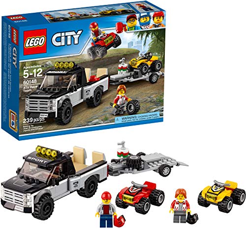 LEGO City ATV Race Team 60148 Building Kit (239 Pieces) with Truck and Race Car Toys (Discontinued)