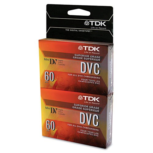 MiniDV 2-Pack 60-Minute Videocassettes