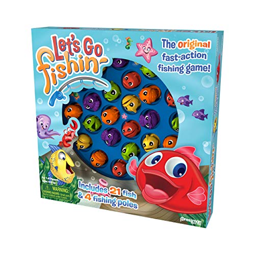 Let's Go Fishin' Game by Pressman (The Original Fast-Action Fishing Game!)