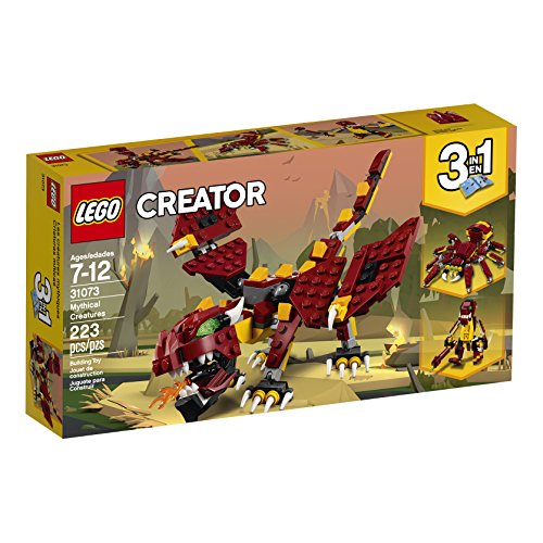 LEGO Creator 3in1 Mythical Creatures 31073 Building Kit with 223 Pieces (Discontinued by Manufacturer)