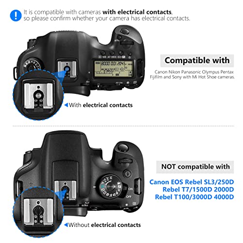 Neewer TT560 Flash Speedlite for Canon, Nikon, Panasonic, Olympus, Pentax and other DSLR Cameras, Digital Cameras with Standard Hot Shoe