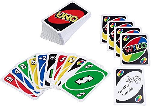 Mattel UNO: Classic Card Game (42003), Multi, 8in x 3.75in