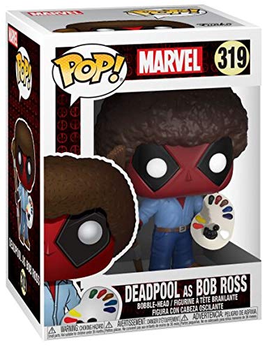 Funko POP! Marvel: Deadpool Playtime - Bob Ross (Figurine)