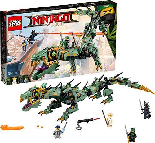 LEGO NINJAGO The Green Ninja Mech Dragon 70612 Building Set with Dragon Figurine (544 Pieces) (Discontinued by Manufacturer)