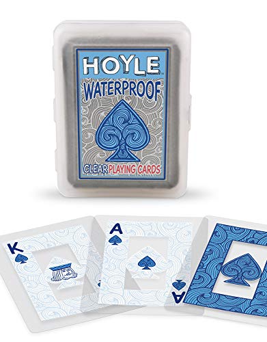 Hoyle Waterproof Clear Playing Cards (Pack of 1)