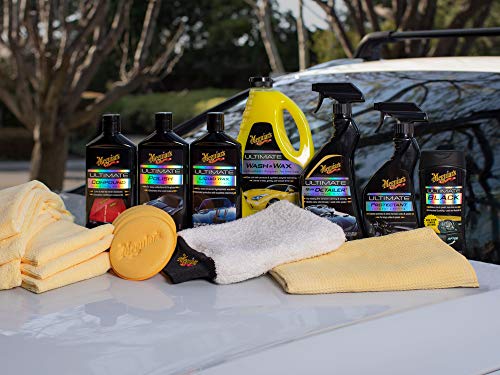 Meguiar's Ultimate Car Care Kit G55048 – Premium Detailing Kit for Cars