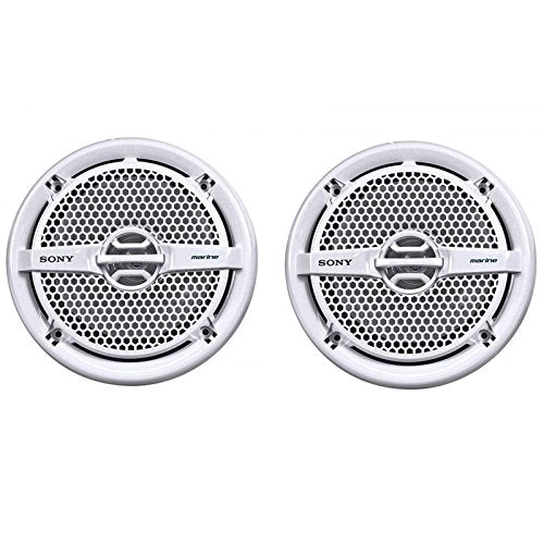 Sony XSMP1611 6.5" White Dual Cone Marine Speakers