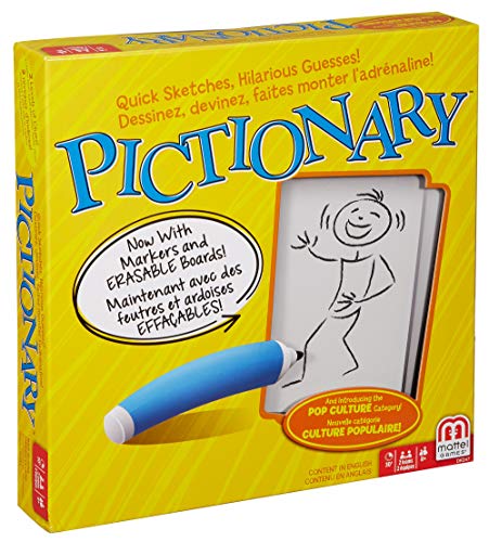 Pictionary Drawing and Guessing Board Game (8+ Years) [Kids, Teens, Adults] by Hasbro.