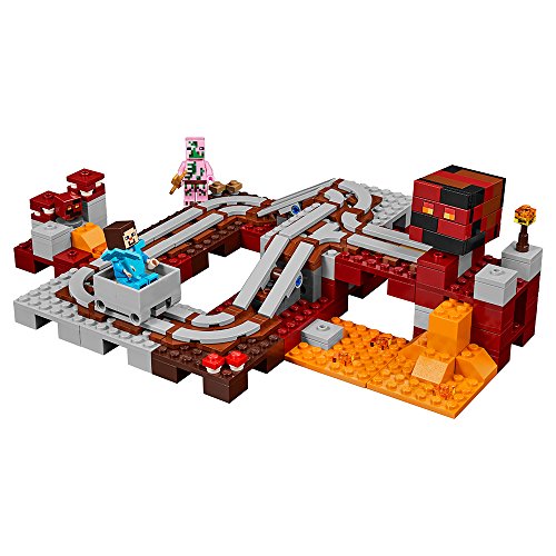 LEGO Minecraft 21130 The Nether Railway Set