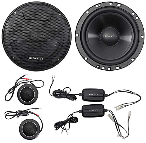 Hifonics ZS65C 6.5" 800W Component Car Speakers and (2) 6"x9" 800W Coaxial Speakers