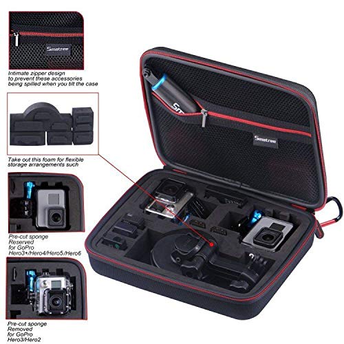 Smatree Hard Case Compatible with GoPro HERO 11/10/9/8/7/6/5/4/3+/3/2018 (Cameras and Accessories NOT Included)