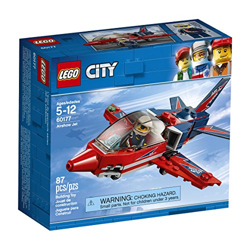 LEGO City 60177 Airshow Jet Building Kit (87 Pieces)