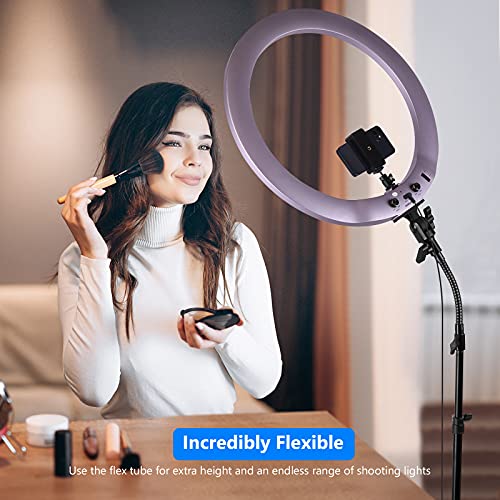 Neewer 10"/25cm Flexible Metal Tube Arm with 1/4" Screw for LED Video Lights, Ring Flash Light and Accessories