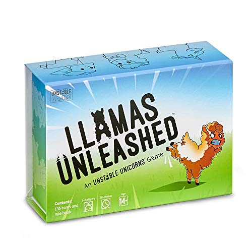 The Creators of Unstable Unicorns Card Game: Llamas Unleashed - Strategic & Party Adult/Teen Game