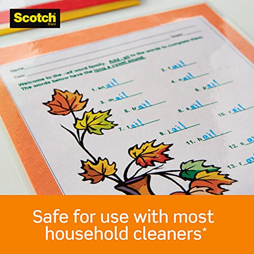 Scotch Letter Size Thermal Laminating Pouches, 100-Pack (TP3854-100), 8.9 x 11.4 in.