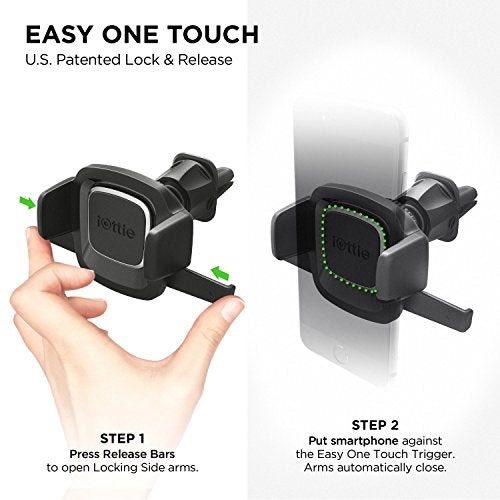 iOttie Easy One Touch 4 Air Vent Car Mount Phone Holder (for iPhone, Samsung, Moto, Huawei, Nokia, LG & Other Smartphones)