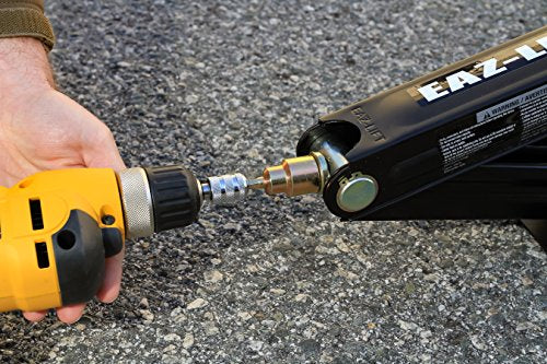 Camco RV Leveling Jack Socket Adapter with 1/4" Quick Connect Shank (48865), Fits 3/4" Hex Drive Jacks