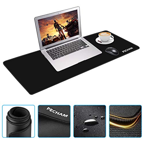 PECHAM XXL 3mm Extended Gaming Mouse Pad (30.71x11.81 Inch), High-Precision Non-Slip Computer Desk Mat, Water-Resistant.