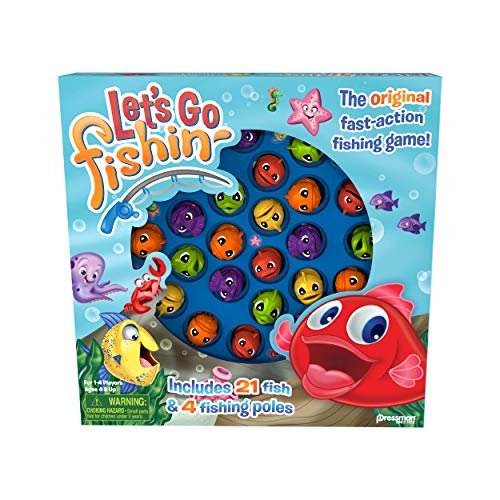 Let's Go Fishin' Game by Pressman (The Original Fast-Action Fishing Game!)