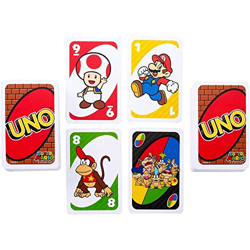 UNO Super Mario Game featuring Mario and Luigi (108502)