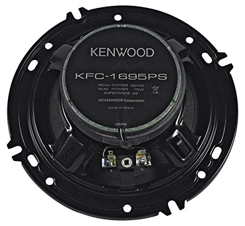 Kenwood KFC-1695PS 6.5-Inch Round 3-Way Speaker Pair