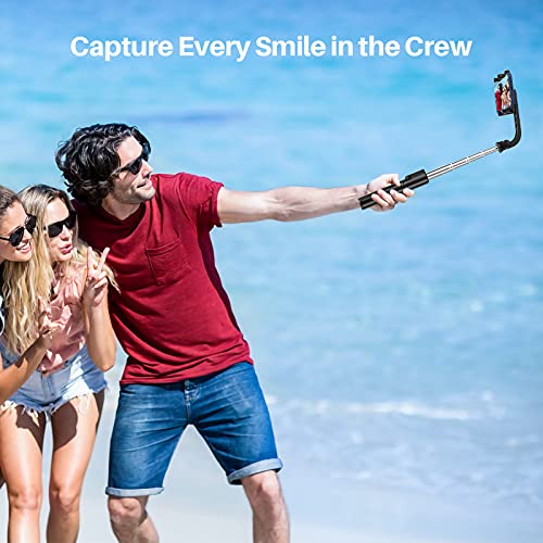 Yoozon Selfie Stick Tripod with Wireless Remote for iPhone 13 Pro Max/13 Mini/13/12, Galaxy S21/Note 20/S10, Google, etc (All-in-One Extendable & Portable)