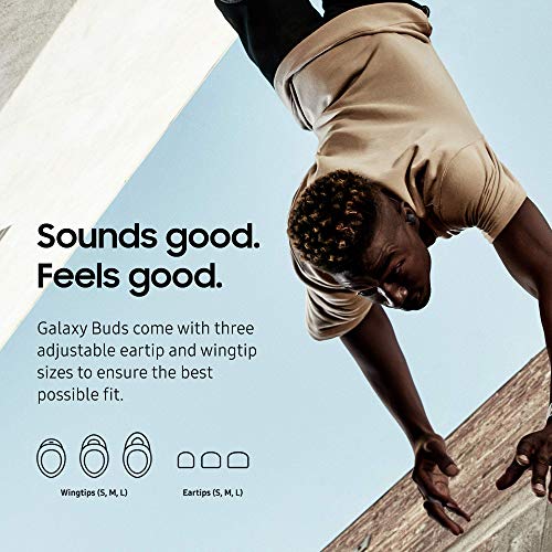 Samsung Galaxy Buds True Wireless Earbuds with Wireless Charging Case (Black), US Version