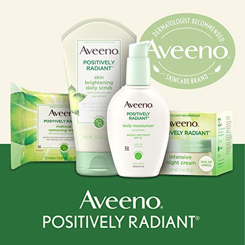 Aveeno Positively Radiant Skin Brightening Daily Facial Scrub (5 oz).